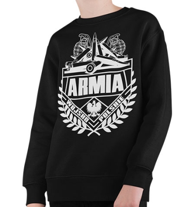 BLUZA DZIECIĘCA- ARMIA (BIAŁY)